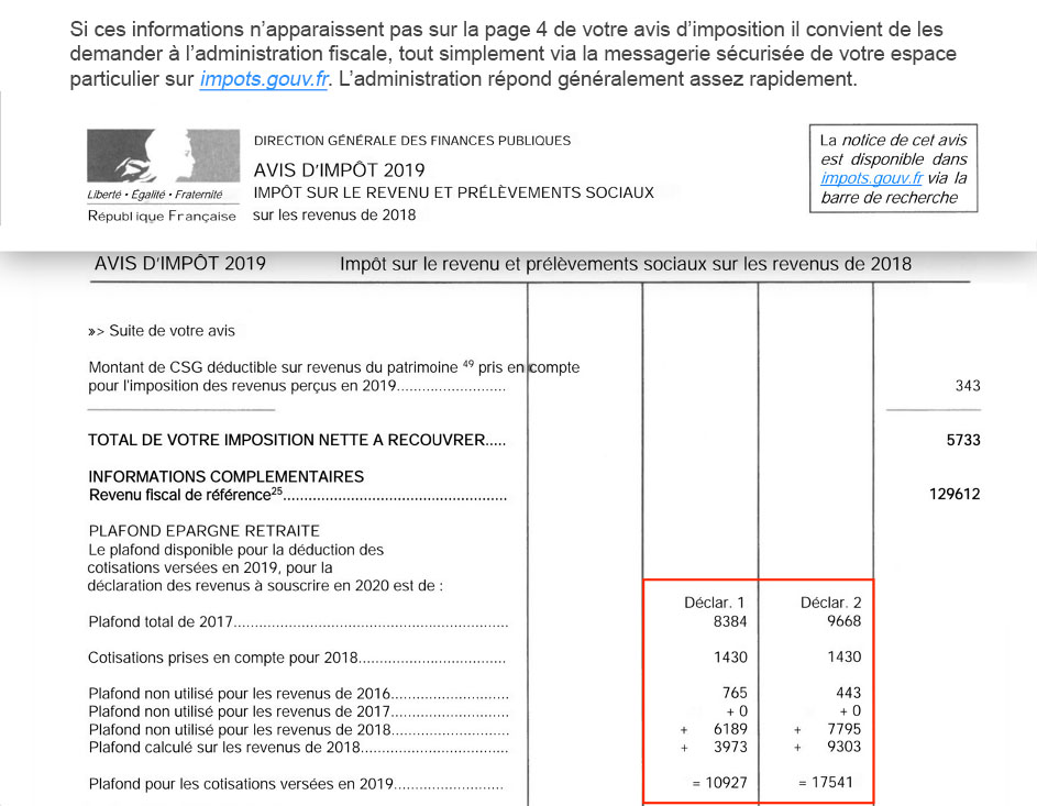 où trouver son disponible fiscal